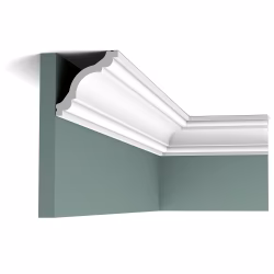 Потолочный плинтус под покраску Orac Decor Select CX123 2000×80×80