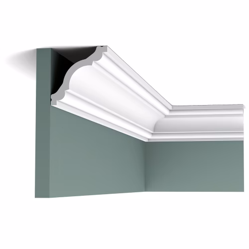 Потолочный плинтус под покраску Orac Decor Select CX123 2000×80×80