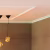 Потолочный плинтус под покраску Orac Decor Select CX124 2000×49×49 фото в интерьере