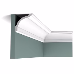 Потолочный плинтус под покраску Orac Decor Axxent CX127 2000×94×94