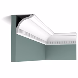 Потолочный плинтус под покраску Orac Decor Axxent CX129 2000×94×94