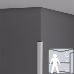 Потолочный плинтус под покраску Orac Decor Axxent CX134 2000×30×30
