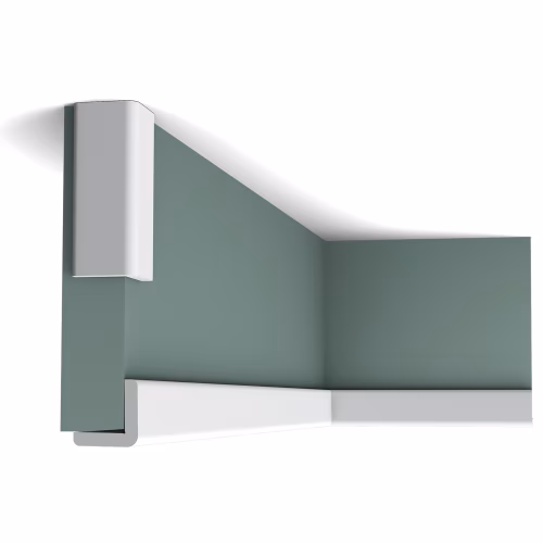 Потолочный плинтус под покраску Orac Decor Axxent CX134 2000×30×30