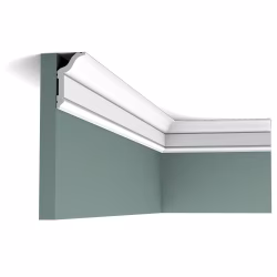 Потолочный плинтус под покраску Orac Decor Axxent CX141 2000×31×59