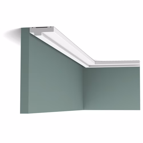 Потолочный плинтус под покраску Orac Decor Axxent CX160 2000×39×13