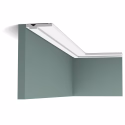 Потолочный плинтус под покраску Orac Decor Axxent CX161 2000×69×13