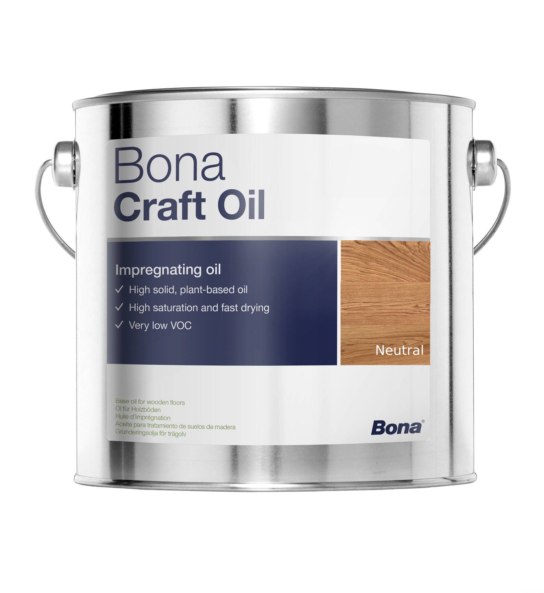 Масло для дерева Bona Craft Oil 1K Бесцветное Neutral 1 л Масло для дерева Bona Craft Oil 1K Бесцветное Neutral 1 л