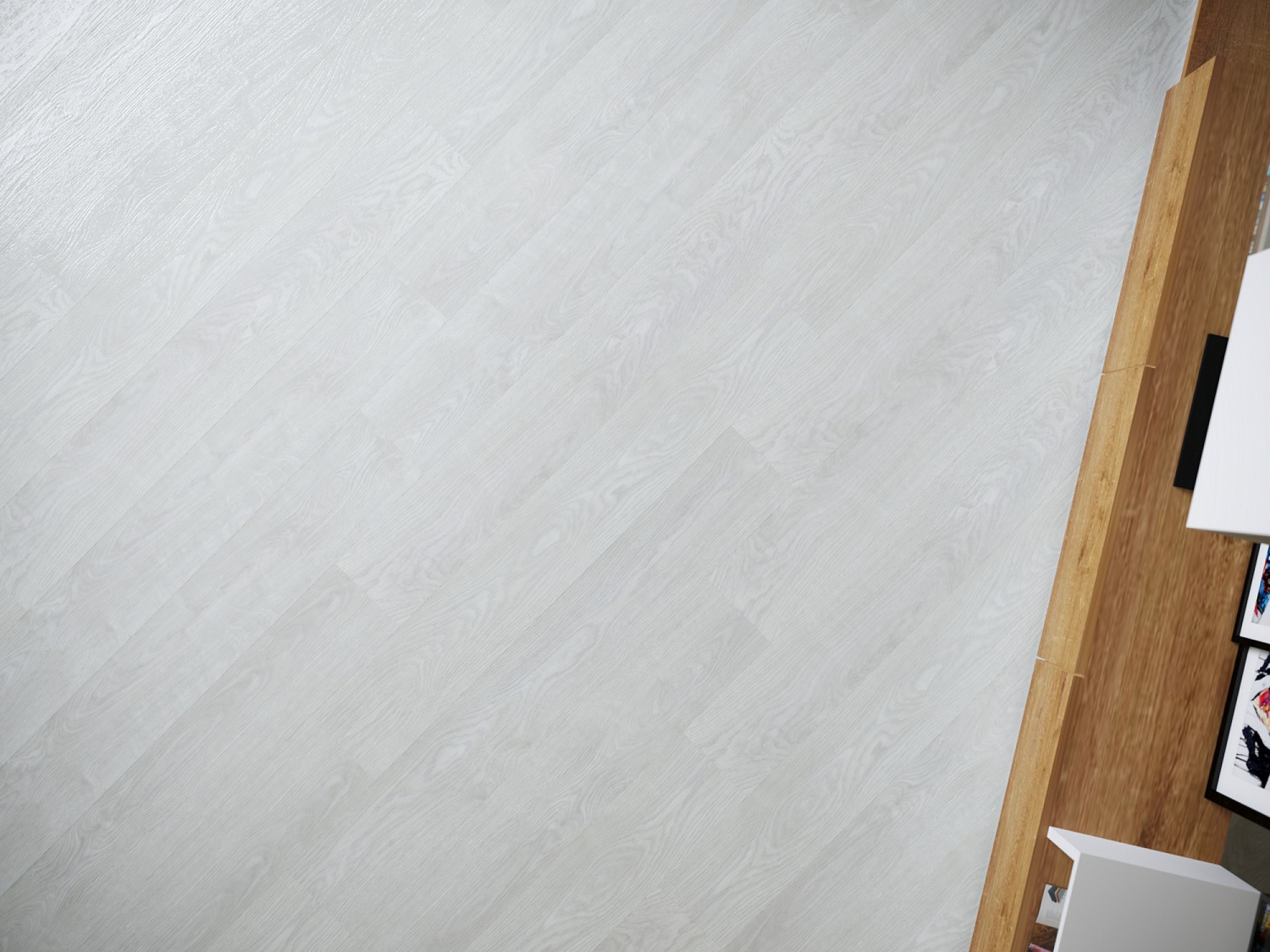 Кварцвиниловая плитка FineFloor клеевая Rich Дуб Капри FF-2071 1320×196×2,5 фото в интерьере