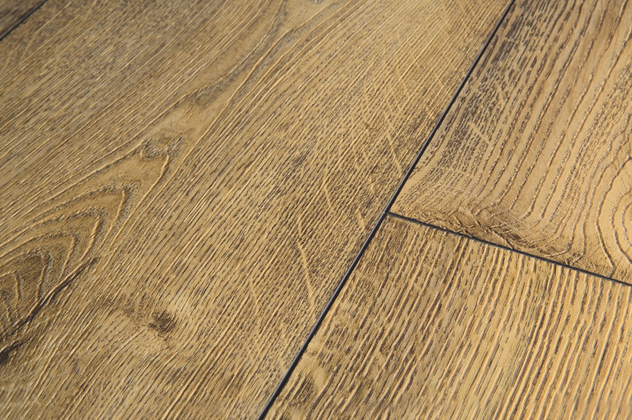 Кварцвиниловая плитка Quick Step замковая Pulse Click Дуб теплый натуральный PUCL40094 1510×210×4,5