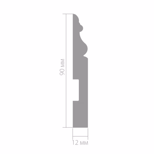 Плинтус под покраску Ultrawood Base 5271 i 2000×90×12