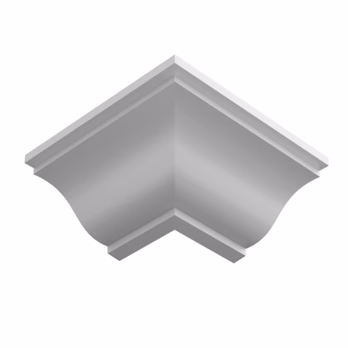 Потолочный плинтус ЛДФ под покраску Ultrawood CR 0023 2440×135,5×65