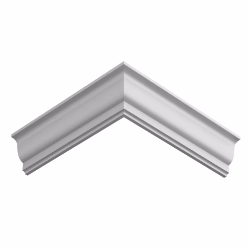 Потолочный плинтус ЛДФ под покраску Ultrawood CR 0025 2440×25,4×40