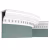 Потолочный плинтус под покраску гибкий Orac Decor Luxxus C211F 2000×112×116