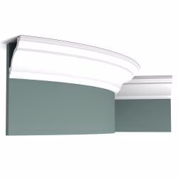 Потолочный плинтус под покраску гибкий Orac Decor Select C213F 2000×80×80