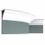 Потолочный плинтус под покраску гибкий Orac Decor Select C213F 2000×80×80