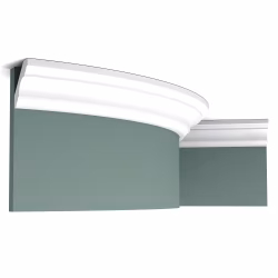 Потолочный плинтус под покраску гибкий Orac Decor Luxxus C215F 2000×47×47