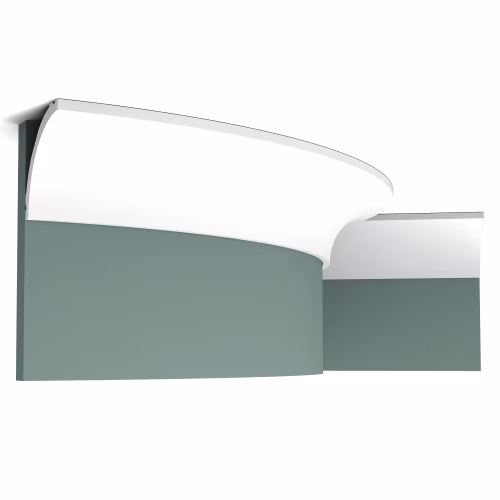Потолочный плинтус под покраску гибкий Orac Decor Luxxus C240F 2000×80×80