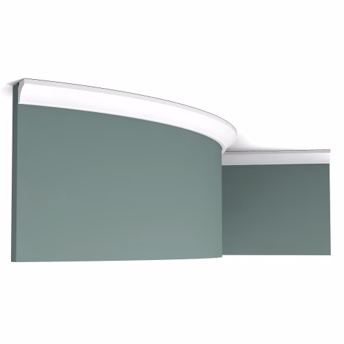 Потолочный плинтус под покраску гибкий Orac Decor Luxxus C250F 2000×16×16