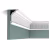 Потолочный плинтус под покраску Orac Decor Luxxus C304 2000×72×122