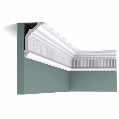 Потолочный плинтус под покраску Orac Decor Luxxus C304 2000×72×122