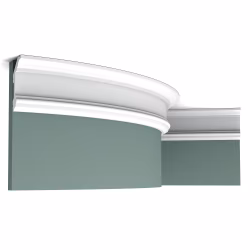 Потолочный плинтус под покраску гибкий Orac Decor Luxxus C321F 2000×50×99