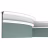 Потолочный плинтус под покраску гибкий Orac Decor Luxxus C321F 2000×50×99