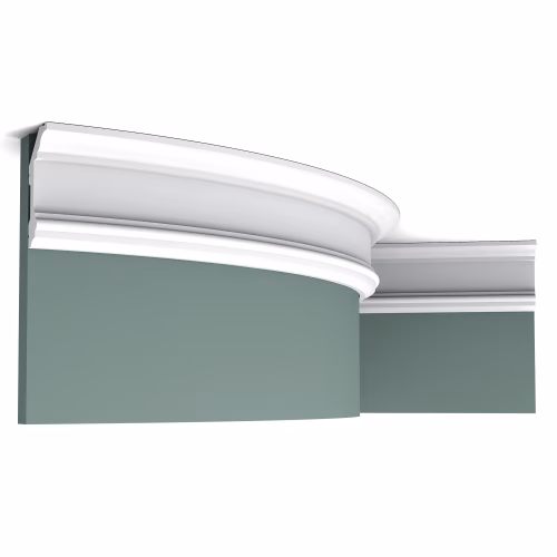 Потолочный плинтус под покраску гибкий Orac Decor Luxxus C321F 2000×50×99