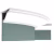 Потолочный плинтус под покраску гибкий Orac Decor Luxxus C331F 2000×135×64