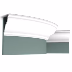 Потолочный плинтус под покраску гибкий Orac Decor Select C333F 2000×111×122