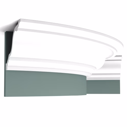 Потолочный плинтус под покраску гибкий Orac Decor Luxxus C334F 2000×196×150