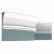 Потолочный плинтус под покраску гибкий Orac Decor Luxxus C339F 2000×64×141