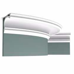 Потолочный плинтус под покраску гибкий Orac Decor Select C341F 2000×122×88