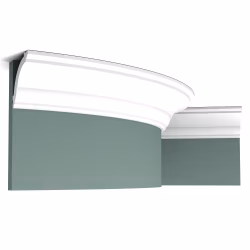 Потолочный плинтус под покраску гибкий Orac Decor Axxent CX100F 2000×71×69