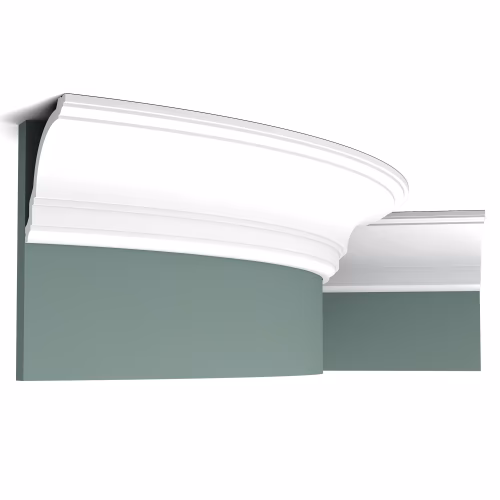 Потолочный плинтус под покраску гибкий Orac Decor Axxent CX106F 2000×117×118