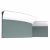Потолочный плинтус под покраску гибкий Orac Decor Axxent CX109F 2000×44×44