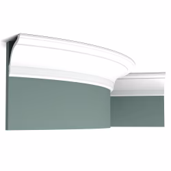 Потолочный плинтус под покраску гибкий Orac Decor Axxent CX127F 2000×94×94