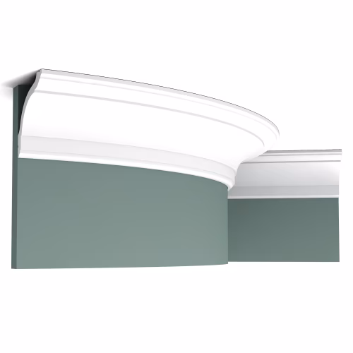 Потолочный плинтус под покраску гибкий Orac Decor Axxent CX127F 2000×94×94
