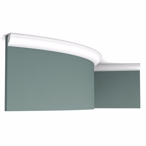 Потолочный плинтус под покраску гибкий Orac Decor Axxent CX132F 2000×20×20