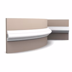 Гибкий молдинг под покраску Orac Decor Luxxus P4020F 2000×50×29