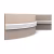 Гибкий молдинг под покраску Orac Decor Luxxus P5021F 2000×31×9