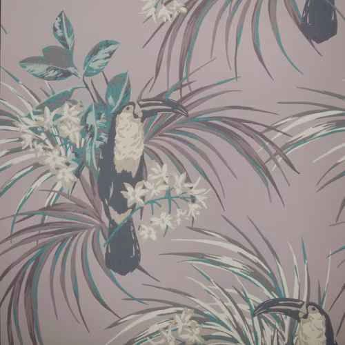 Обои 1838 Wallcoverings Elodie Le Toucan Rose 1907-135-02