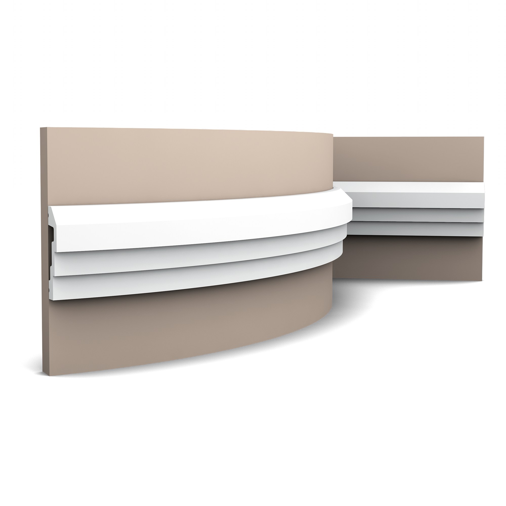 Гибкий молдинг под покраску Orac Decor Orac Luxxus P7070F 2000×74×22