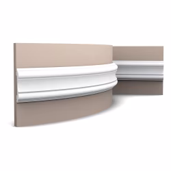 Гибкий молдинг под покраску Orac Decor Luxxus P8040F 2000×101×22