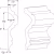 Гибкий молдинг под покраску Orac Decor Luxxus P8050F 2000×120×30