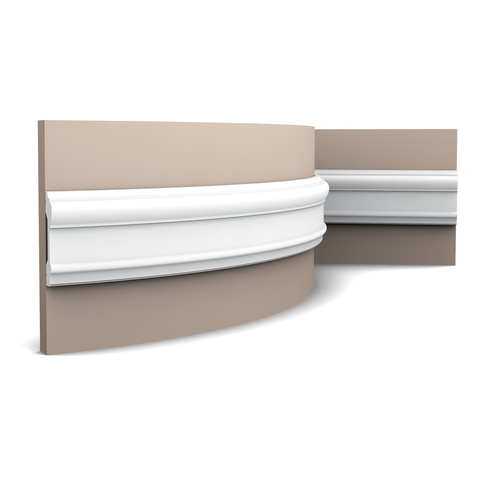 Гибкий молдинг под покраску Orac Decor Orac Luxxus P9010F 2000×91×30