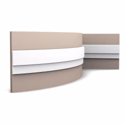 Гибкий молдинг под покраску Orac Decor Luxxus P9900F 2000×80×10