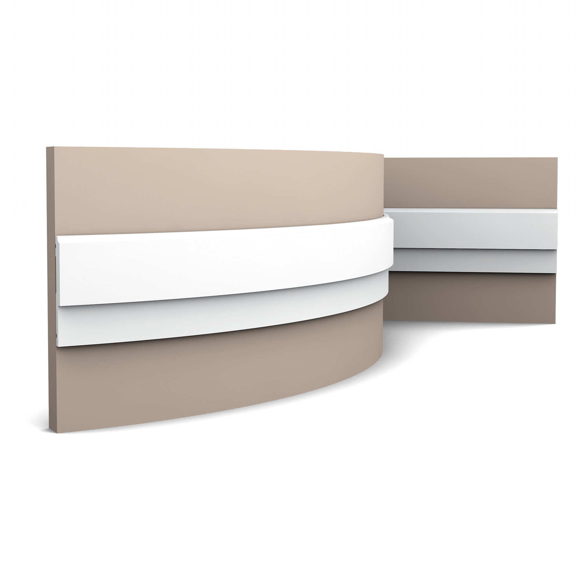 Гибкий молдинг под покраску Orac Decor Orac Luxxus P9900F 2000×80×10