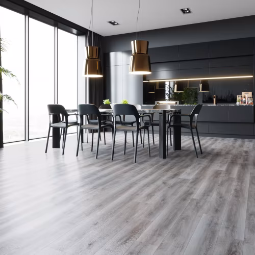 Кварцвиниловый SPC ламинат Fargo Comfort Дуб Рустик Серый 366-1B 1220×180×4