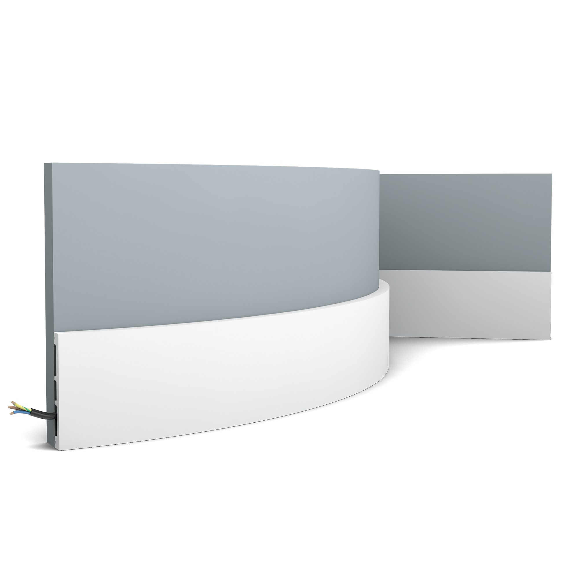 Плинтус под покраску гибкий Orac Decor Select SX163F 2000×102×13