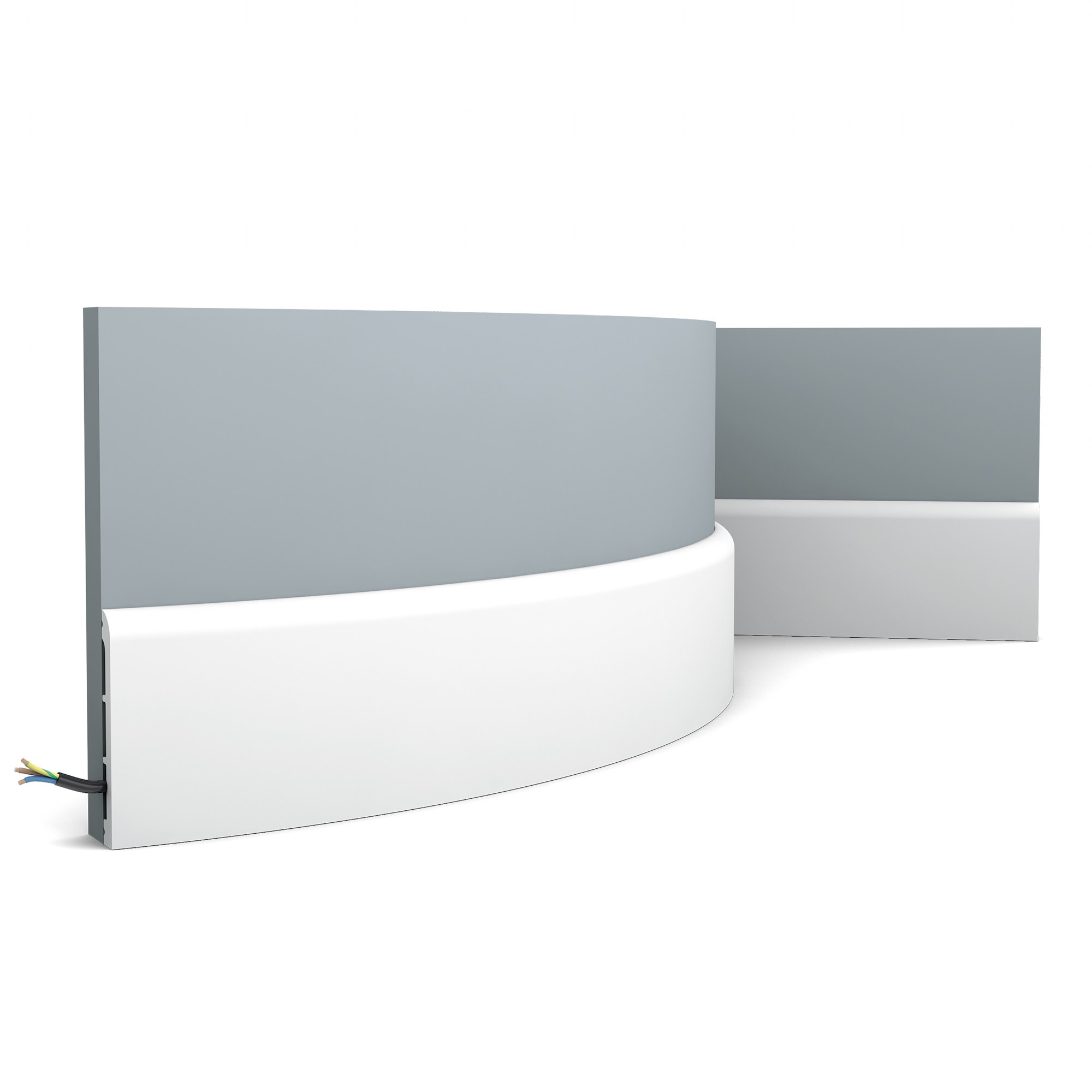 Плинтус под покраску гибкий Orac Decor Select SX184F 2000×110×13